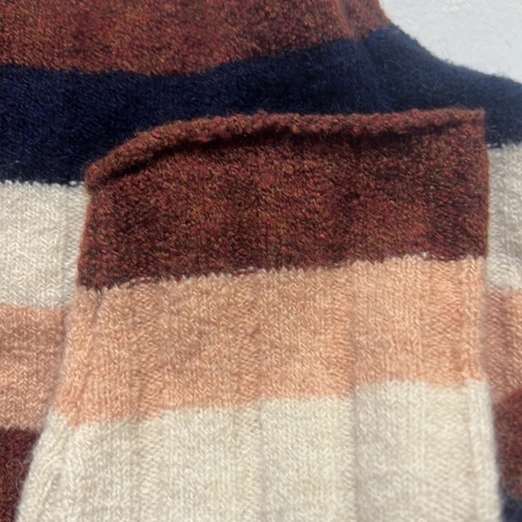 Madewell Velour Striped Sweater - Picture 6 of 7